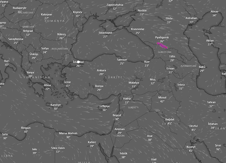 Meteoroloji'den Kastamonu, Çorum ve Çankırı'nın kuzeyi için sağanak uyarısı 12